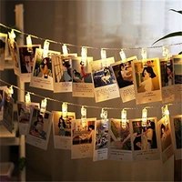 1 5m3m6m photo clip string lights led usb outdoor battery operated garland with clothespins for home decoration string lights