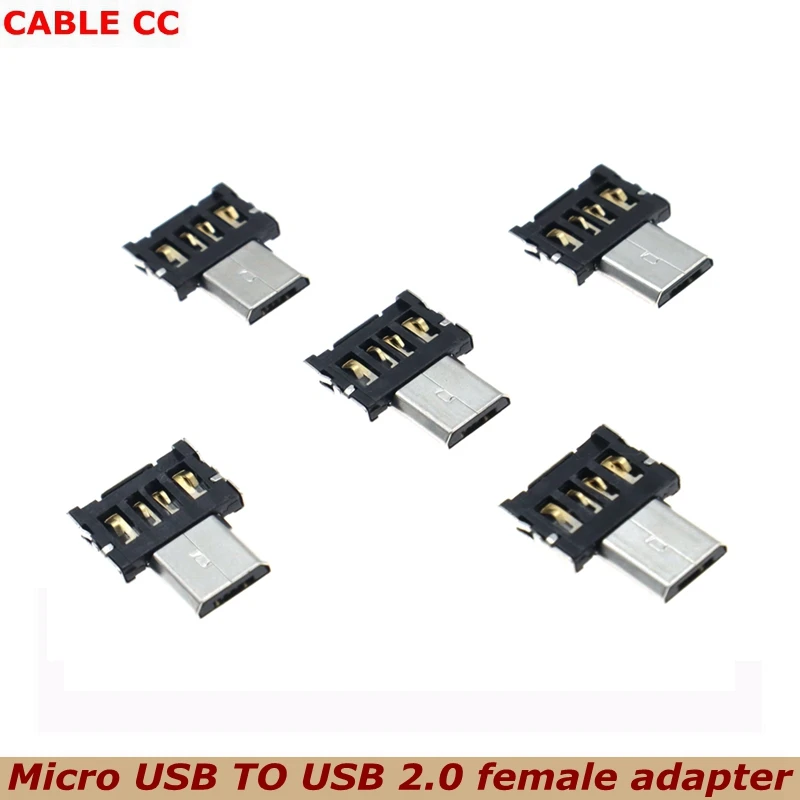 Лучшая цена портативный мини-преобразователь Micro USB 2 0 OTG адаптер U-образный для