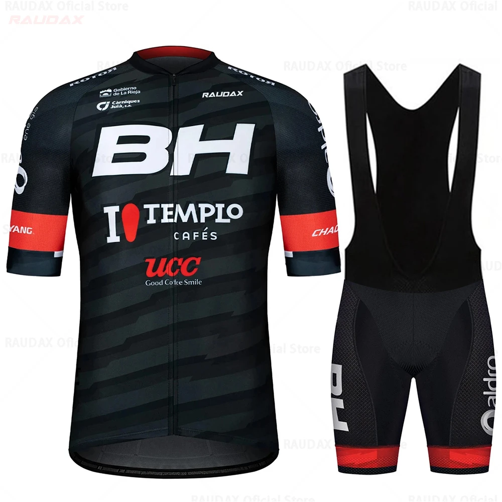 

BH Bicycle Team 2021 Short Sleeve Cycling Jersey Set Maillot Ciclismo Hombre Men Cycling Vests MTB Bike Clothing Bib Shorts Suit