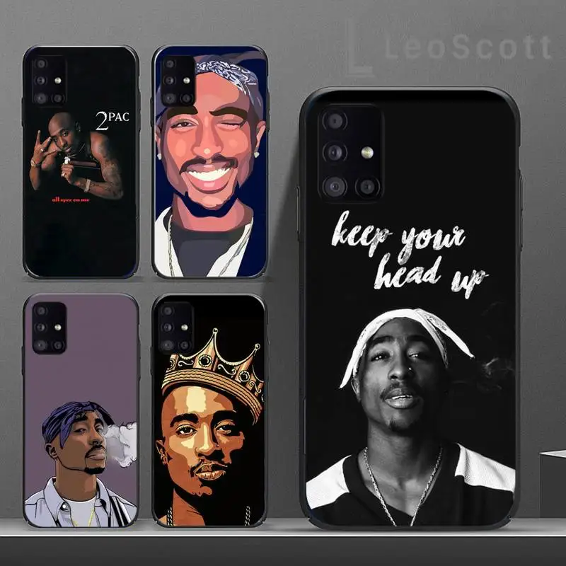 Чехол для телефона Rapper 2pac Tupac Samsung A40 A31 A50 A51 A71 A20E A20S S8 S9 S10 S20 Plus note 20 ultra | Мобильные
