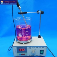 lab agitator digital magnetic stirring apparatus temperature display heating magnetic whisk laboratory beaker mixing tools