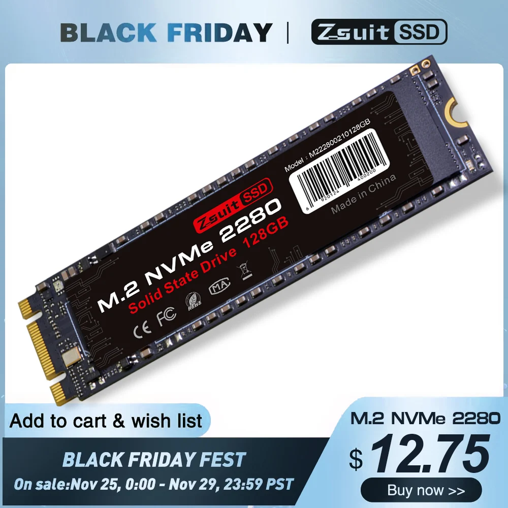 Твердотельный накопитель Zsuit M.2 SSD M2 128 ГБ 256 ГБ 512 ГБ ТБ PCIe NVME 2280 внутренний жесткий диск HDD для ноутбука и настольного компьютера