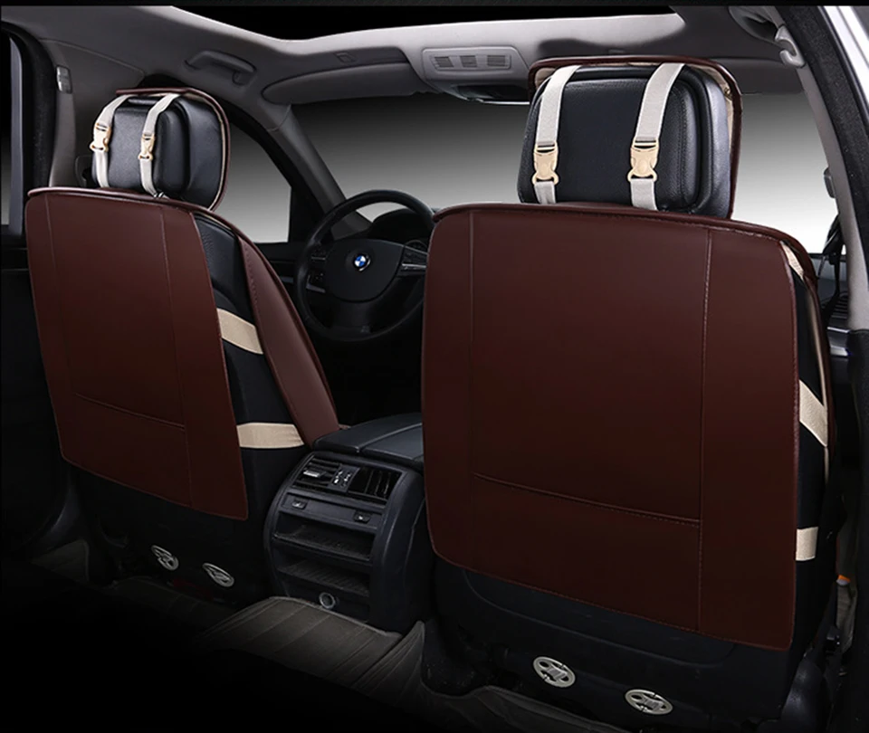 WLMWL универсальный кожаный чехол автокресла для peugeot 206 307 407 207 2008 3008 508 208 308 406 301 всех моделей автомобильные аксессуары
