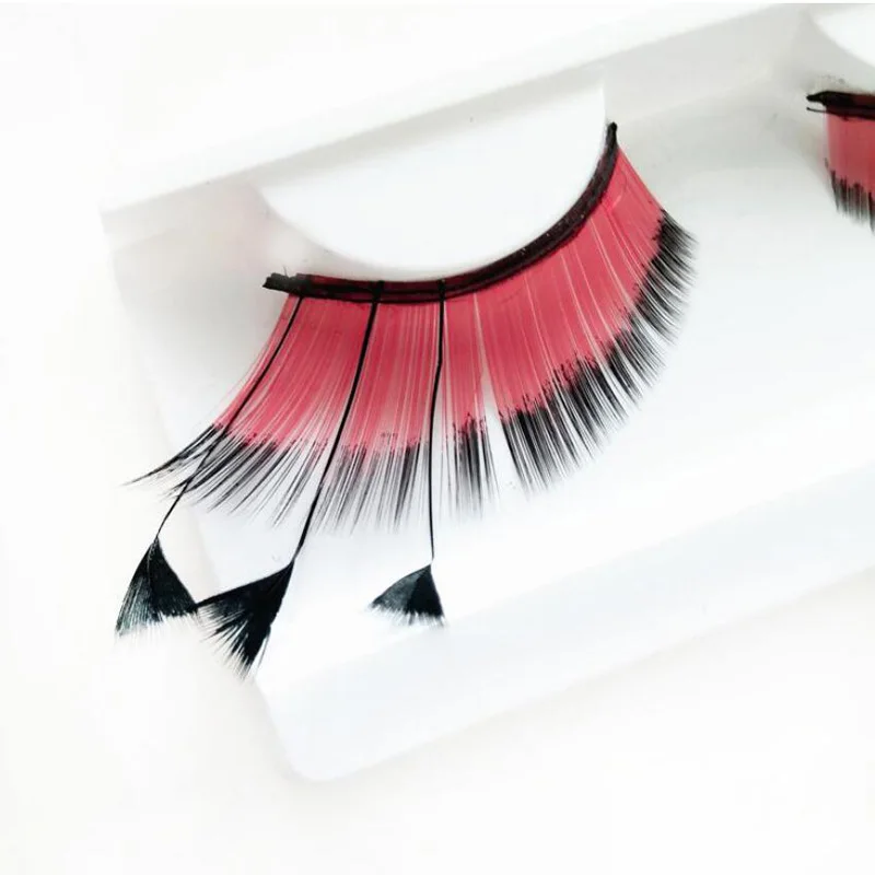 Длинные перьевые ресницы Bittb макияж для вечеринки по случаю Хэллоуина