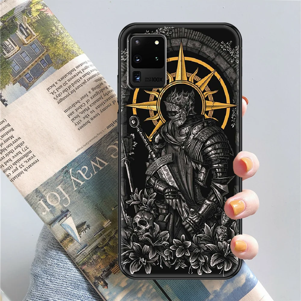 Чехол для телефона Game Dark Souls Samsung Galaxy Note 4 8 9 10 20 S8 S9 S10 S10E S20 Plus UITRA Ультрачерный