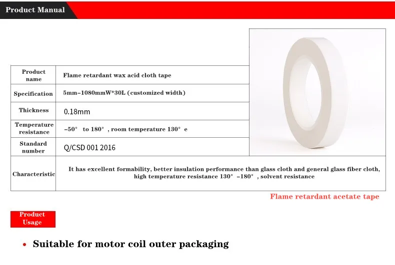 Fita adesiva de alta temperatura fixa do