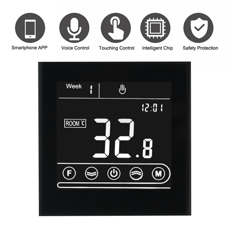 

Беспроводной контроллер температуры для электрического котла, умный Wi-Fi контроллер температуры для умного дома, IOS Android App