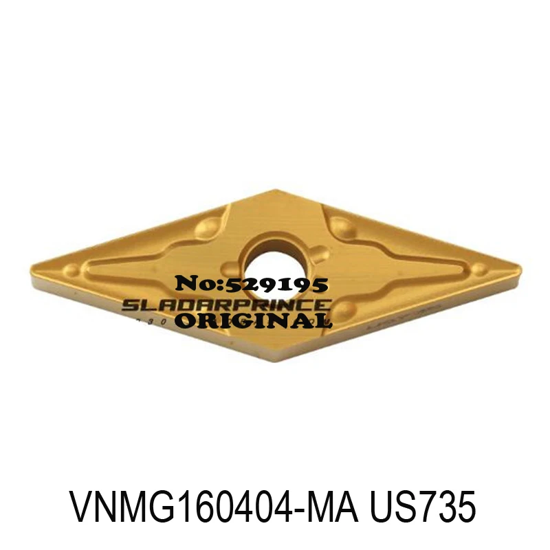 VNMG160408 VNMG160404-MA VNMG160408-MA US735 карбидные вставки токарные инструменты VNMG 160408 наружный