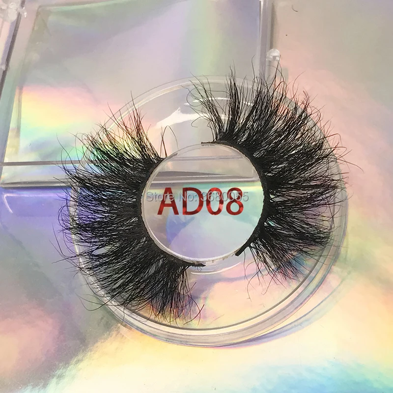 Free custom Logo 25mm lashes 30/50/100/200 Pairs Wholesale Glitter Paper Square case packaging Label Makeup Box Mink Lashes | Красота и