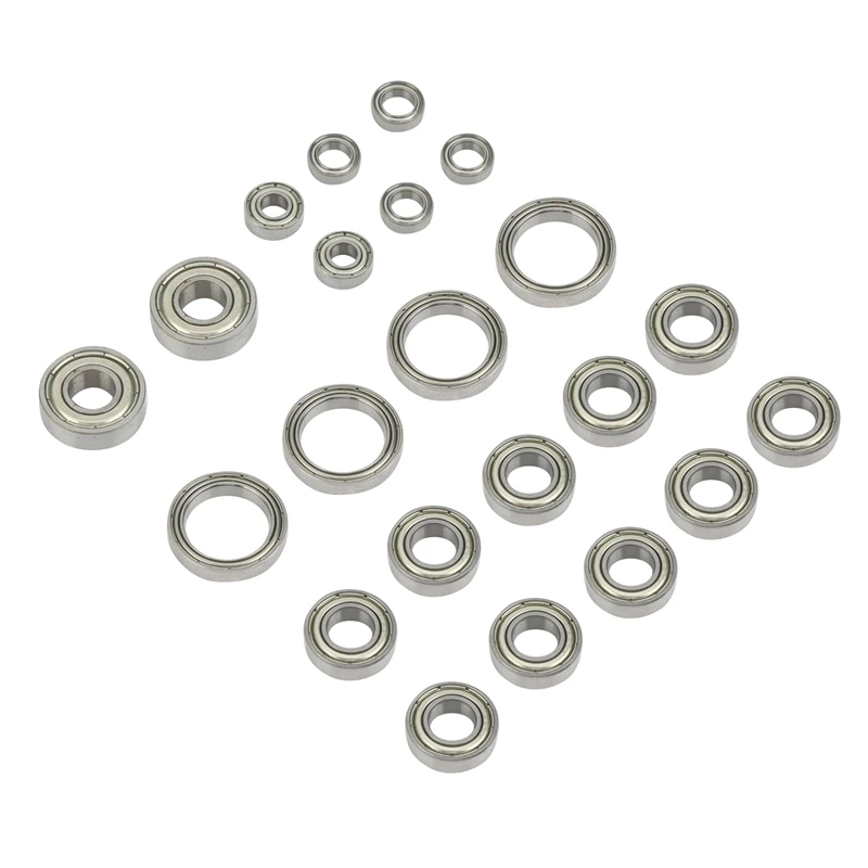 

22PCS Ball Bearing Kit for 1/8 Arrma Kraton Typhon Talion Senton Outcast Notorious 6S BLX RC Car Upgrade Parts