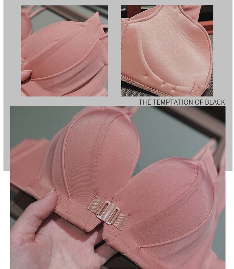 

New Japanese Bra Briefs Set Women Push Up Brassiere Fashion Tank Top Underwear Sexy Ice Silk Panties Female Sexy Lingerie Set