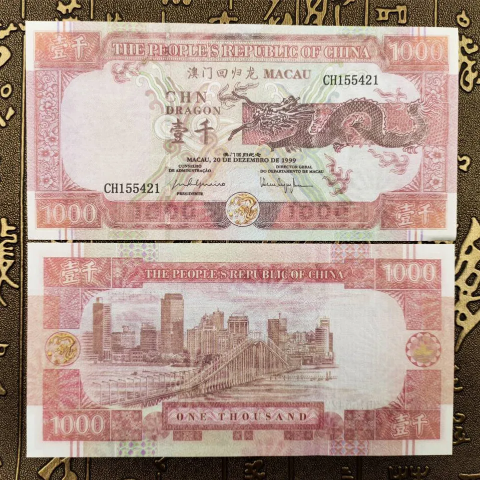 10 шт. китайские банкноты в виде драконов маоки одна тысячи долларов оригинальные