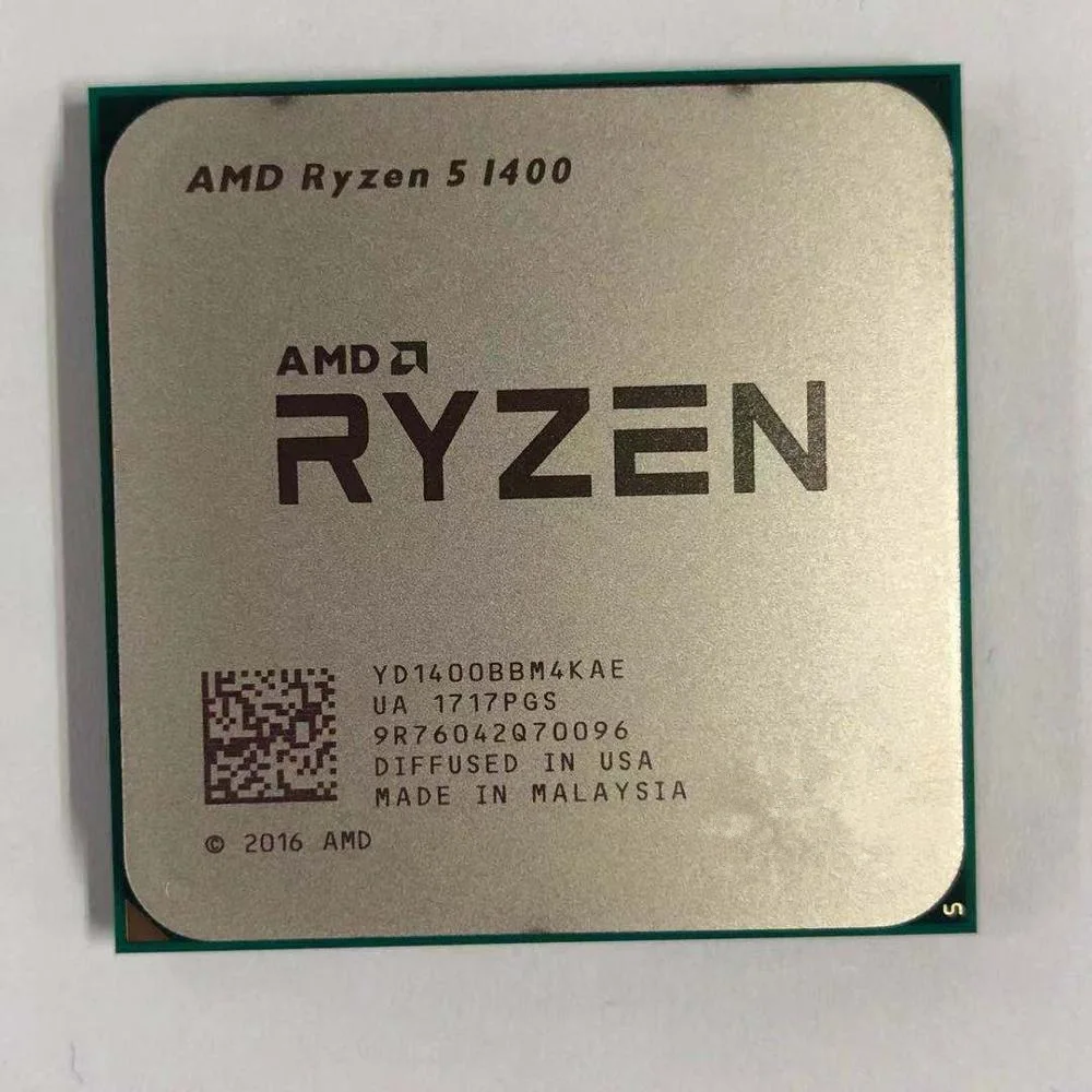 Четырехъядерный процессор AMD Ryzen 5 1400 R5 3 2 GHz processeur d'unité centrale YD1400BBM4KAE Prise AM4| |