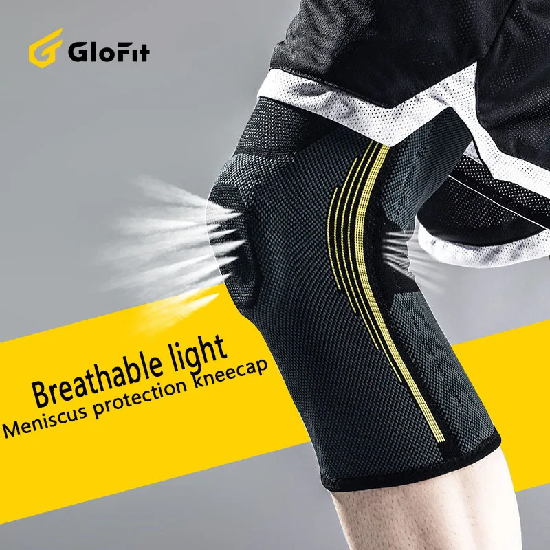 Наколенники Glofit фиксатор коленного сустава сжатие спортивный тренажерный зал