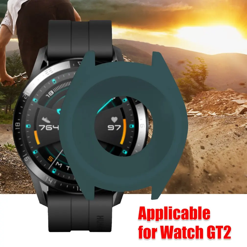 Мягкий силиконовый чехол из ТПУ для Huawei Watch GT 2 умный браслет защитная рамка GT2