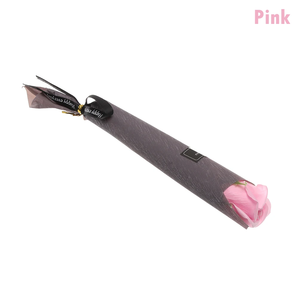 Pink 1 шт., романтическое мыло для ванны, Розовое Мыло, лепестки цветов на свадьбу, День Святого Валентина, День матери, подарок на День учителя, вечерние, искусственный Декор - Цвет: Pink