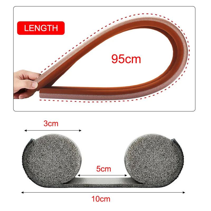 door seal soundproofing door bottom weatherstrip windproof door house foam insulation keep warm bedroom accessories free global shipping