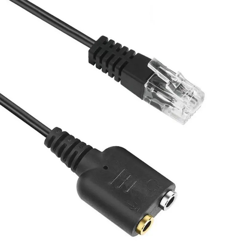 Адаптер для телефона с двумя/одинарными экранами 3 5 мм на RJ9|cable pc|pc cableadapter cable |