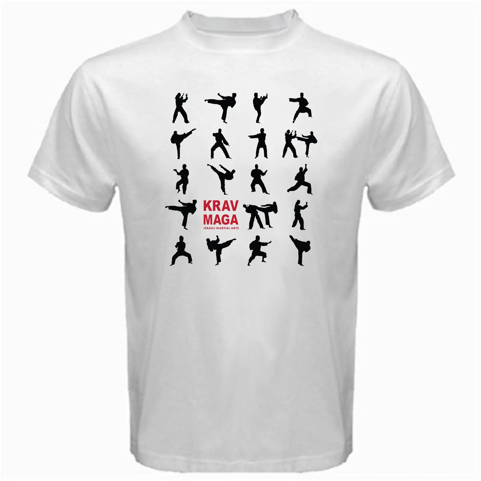 Летняя стильная футболка Krav Maga из хлопка для боевых искусств | Мужская одежда