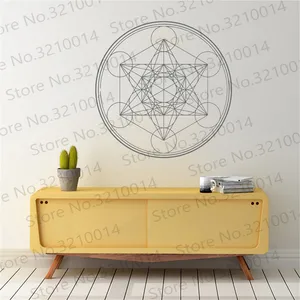 Настенная наклейка Metatron's Cube Alchemy