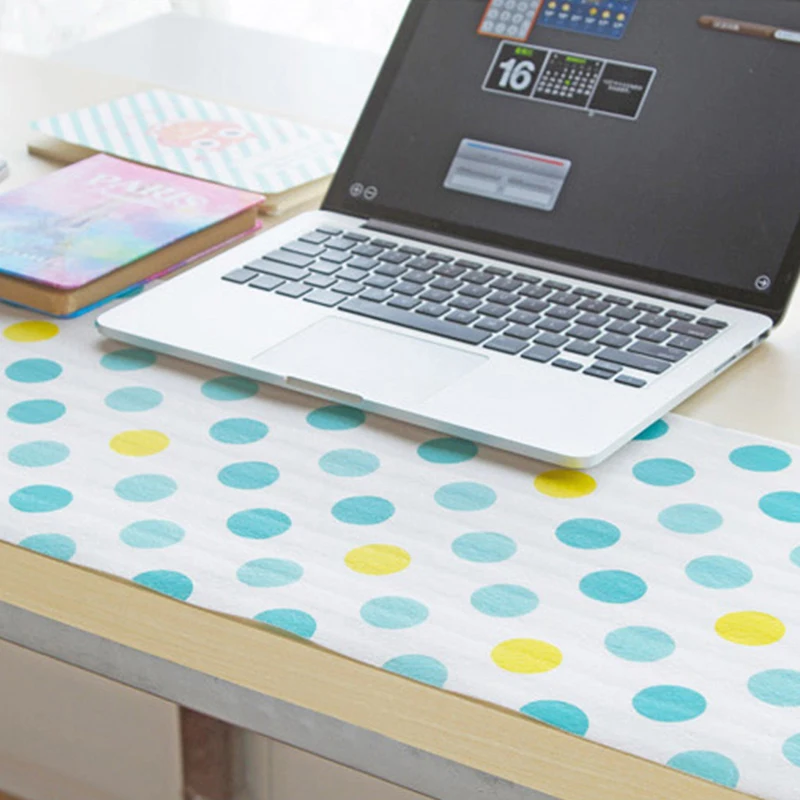 5M Reusable Drawer Mat Contact Paper Cabinet Liner Moisture-proof Waterproof Dust Proof Non-Slip Kitchen Table Shelf Liner Pad
