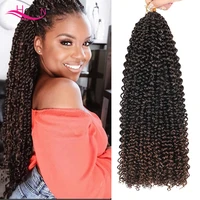 hair nest 18inch passion twist hair pre twisted passion twists crochet braids pre looped synthetic braiding hair extensions