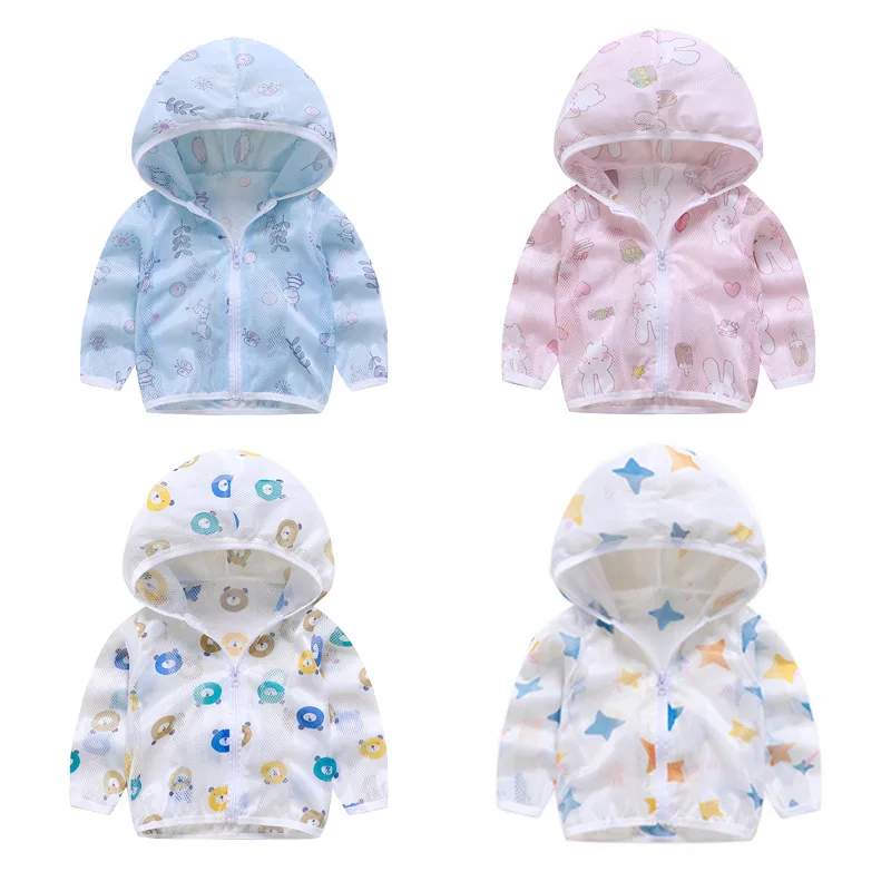 

Lucashy Children's Sun Proof Clothing Summer Windbreaker Light Breathable Boys Girls Jacket Baby Toddler Outdoor Coat