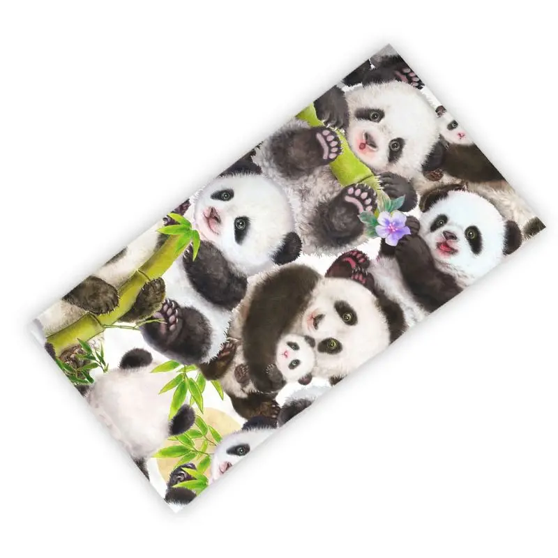 Бандана с бамбуковыми цветами и принтом панды маска для лица солнцезащитный шарф