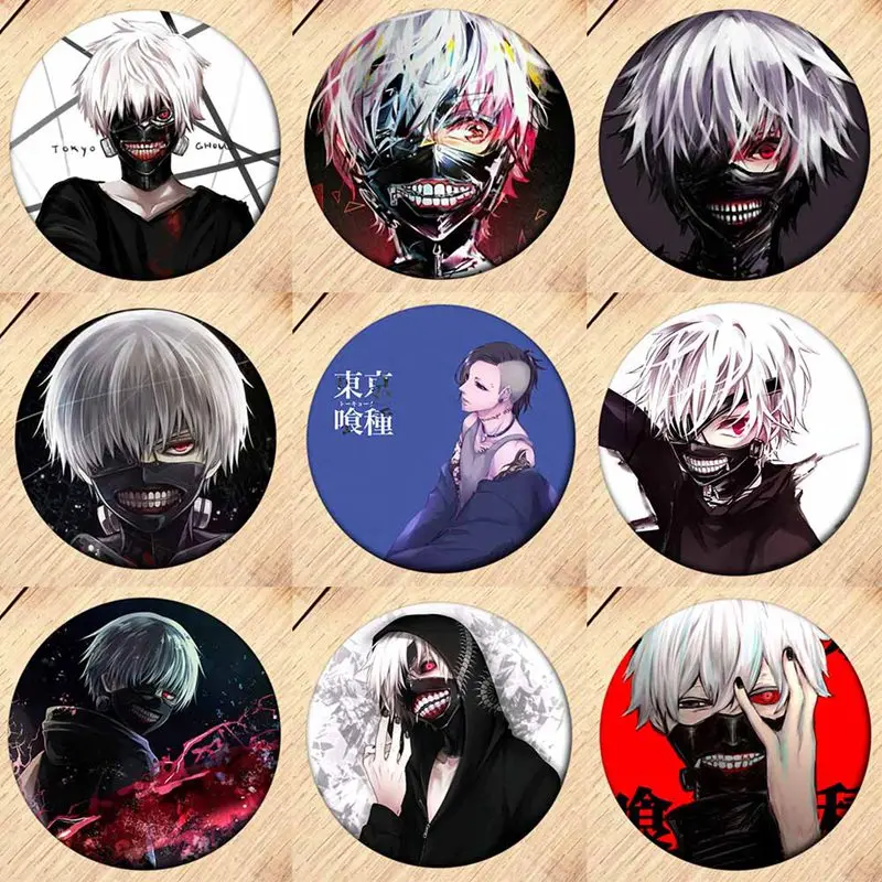 1 шт. японский аниме Tokyo Ghoul альбом брошь значок на булавке аксессуары для одежды