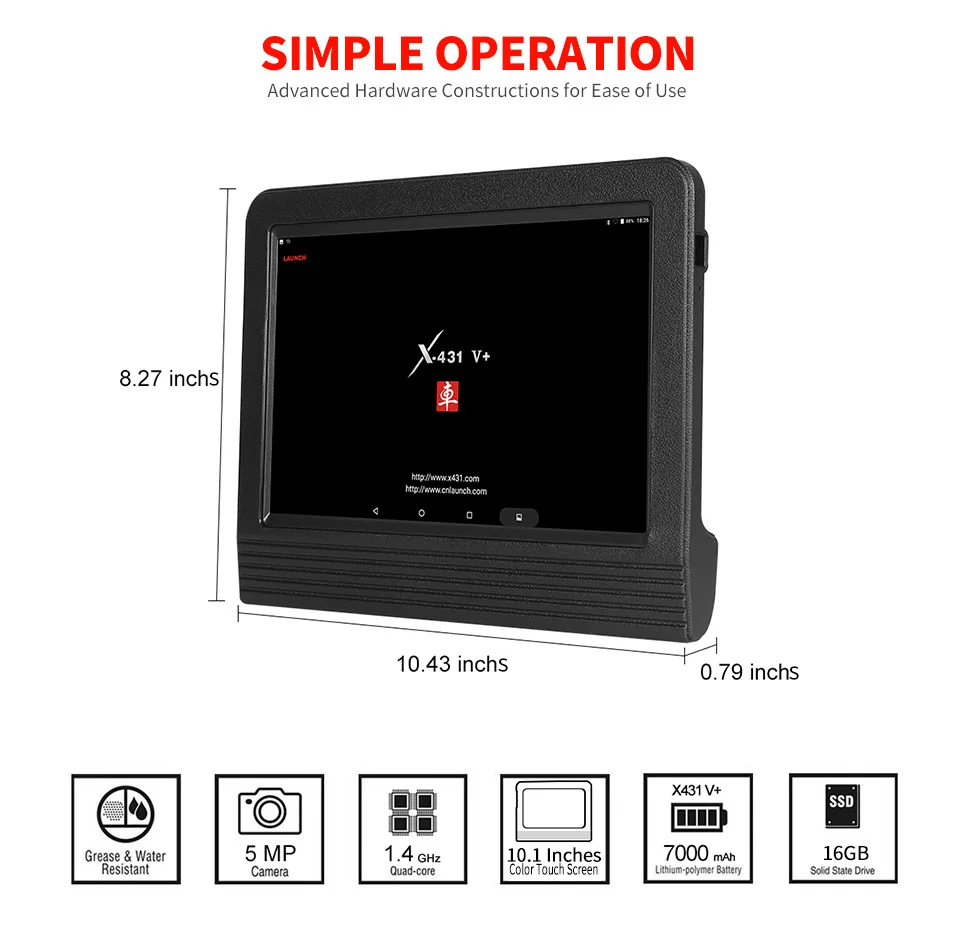 Глобальная Версия Launch X431 PRO3 V + Wifi/Bluetooth полносистемный диагностический сканер X-431