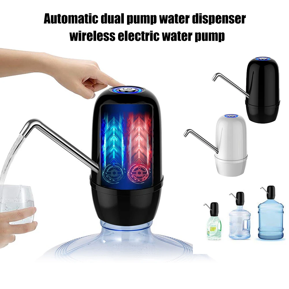 Водяной насос для бутылки с USB зарядкой автоматический питьевой воды портативный