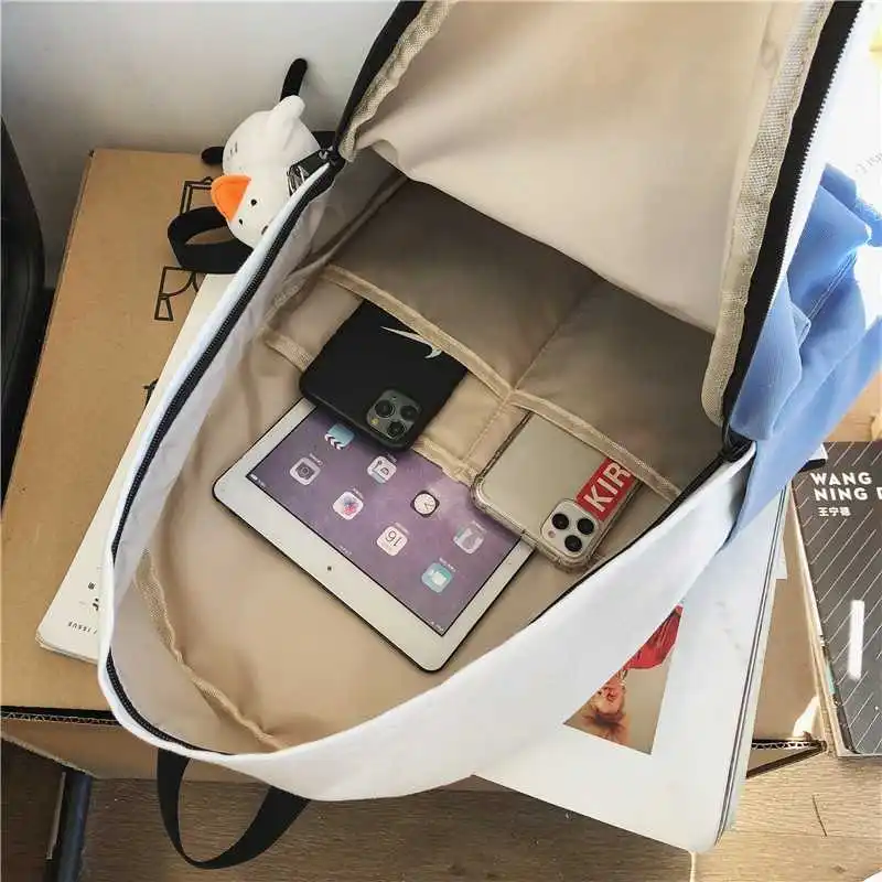 

New Japanese fashion backpack of women backpack for girls canvas travel bags capability