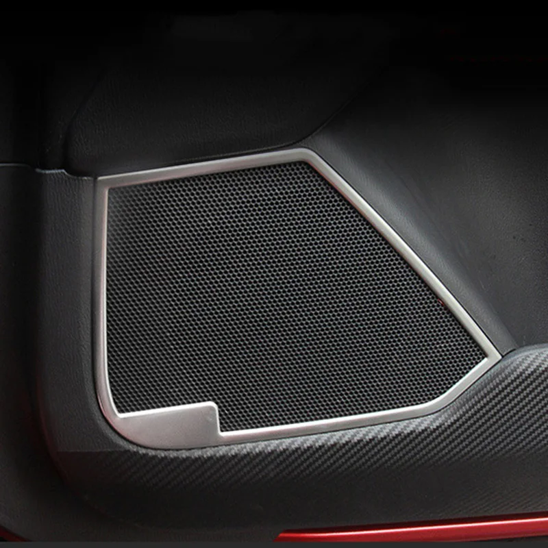 Для Mazda CX 5 CX5 2017 2020 KF двери Динамик звук оснащения Trim декоративный рамки кольцо