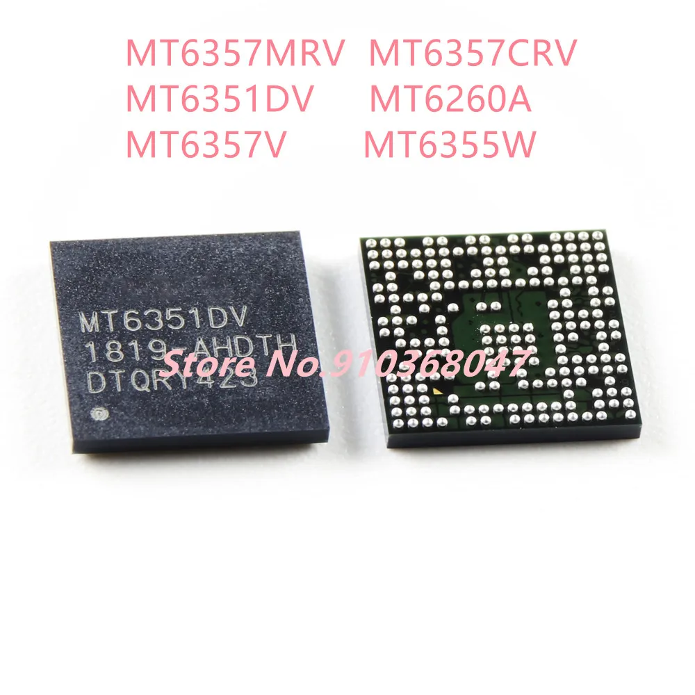 

5Pcs 100% New MT6357V MT6357MRV MT6357CRV MT6355W MT6351DV MT6260A