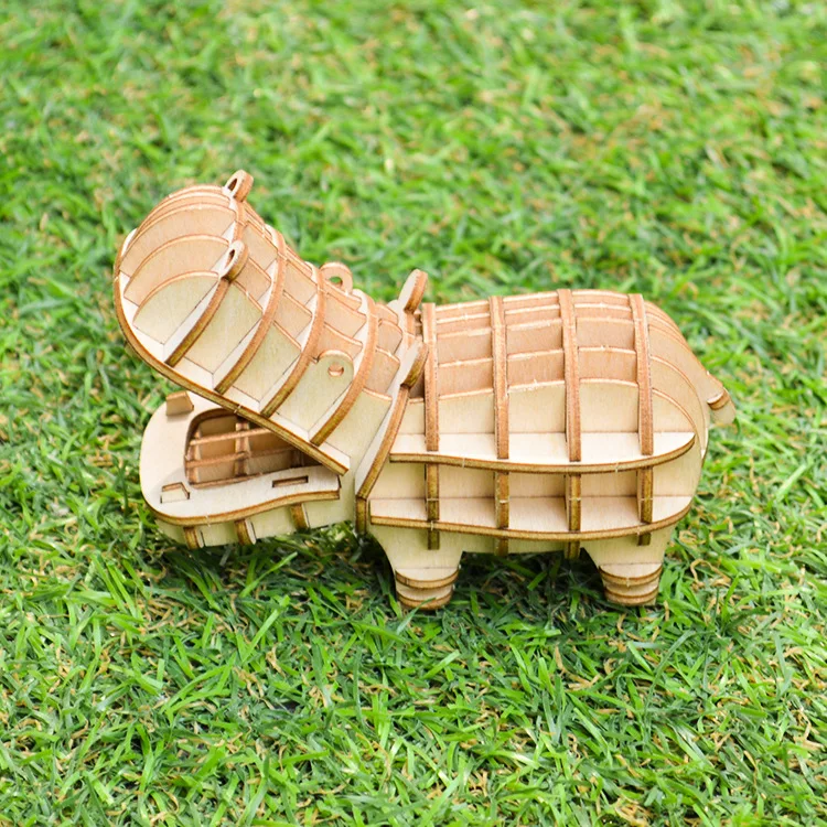 Деревянные игрушки 3d головоломки собранные Diy ручной работы детей