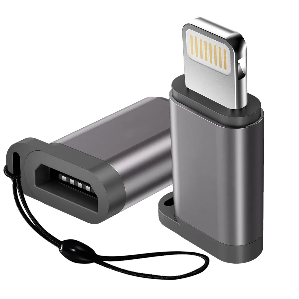 Micro USB на 8 контактный адаптер конвертер Мама папа разъем поддержка IOS Система