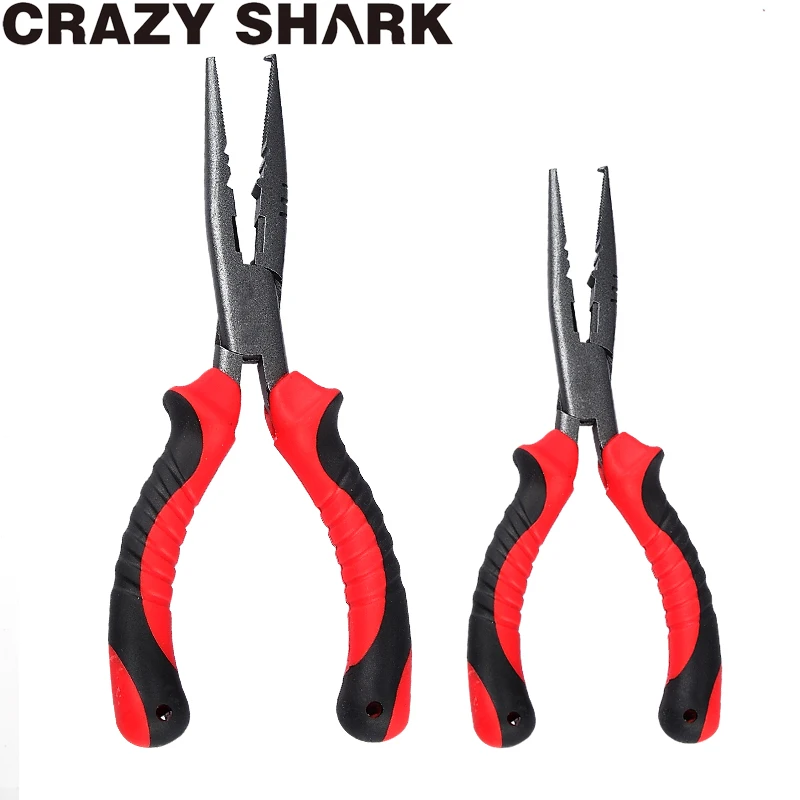 Плоскогубцы для рыбалки CrazyShark 7 &quot/9&quot длинные носовые захваты