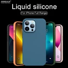 Противоударный чехол для iPhone 11 12 13 Pro Max, чехол из жидкого силикона Xr XS Max X 6 6s 7 8 Plus SE 13 12, мягкая задняя крышка