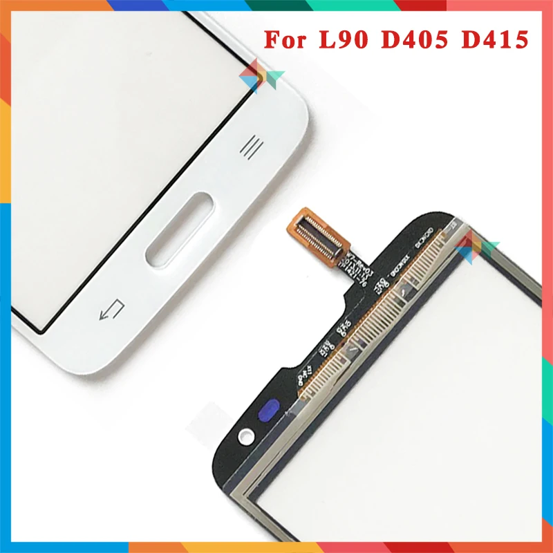 Высококачественный сенсорный экран 4 7 дюйма для LG L90 D415 D405 D410 дигитайзер Переднее