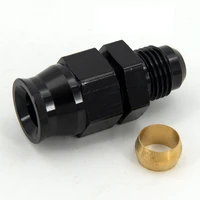aluminum an 6 6an an6 straight male to 516 38 tubing compression oil line hose end fitting adapter fuel line adaptor