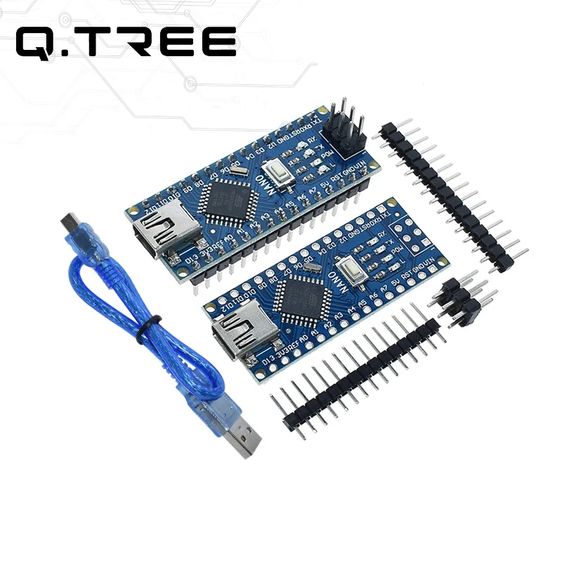 Контроллер Nano 3 0 ATMEGA328 ATMEGA328P мини USB контроллер с Загрузчиком для arduino 1