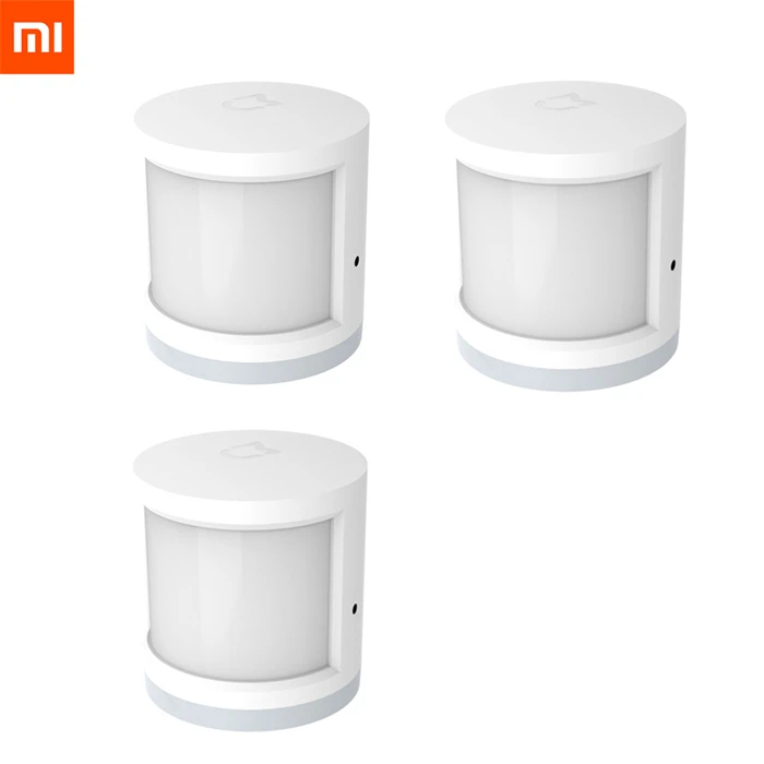 3pcs mijia version Xiao mi jia Aqara датчик человеческого тела умный датчик движения тела беспроводной ZigBee Соединение работает с шлюзовым концентратором mi home - Цвет: 3pcs mijia version