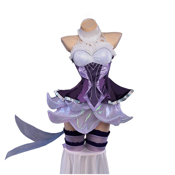 

Anime! Game LOL Zyra Crystal Rose Valentine's Day Battle Suit Lovely Dress Uniform Cosplay Costume Halloween Party Outfit NEW