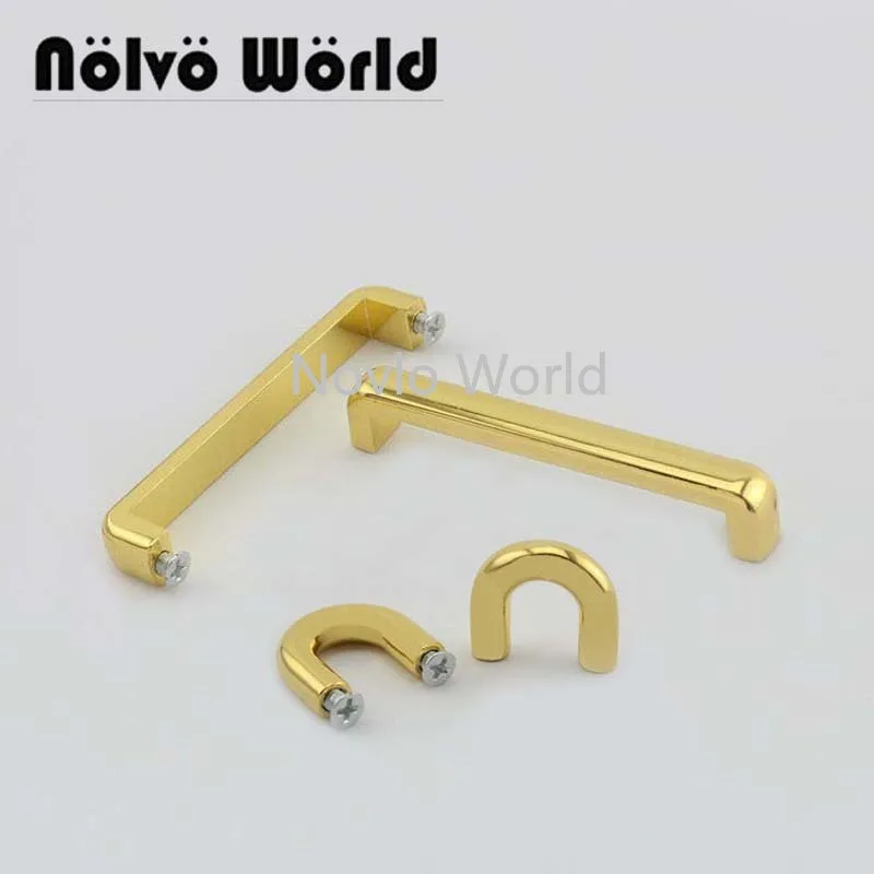 

10-50 pieces 8 size 4 colors 9-13-16-20-25-32-38-50mm Deep gold arch bridge connector metal for purse,Bag and Parts Accessories
