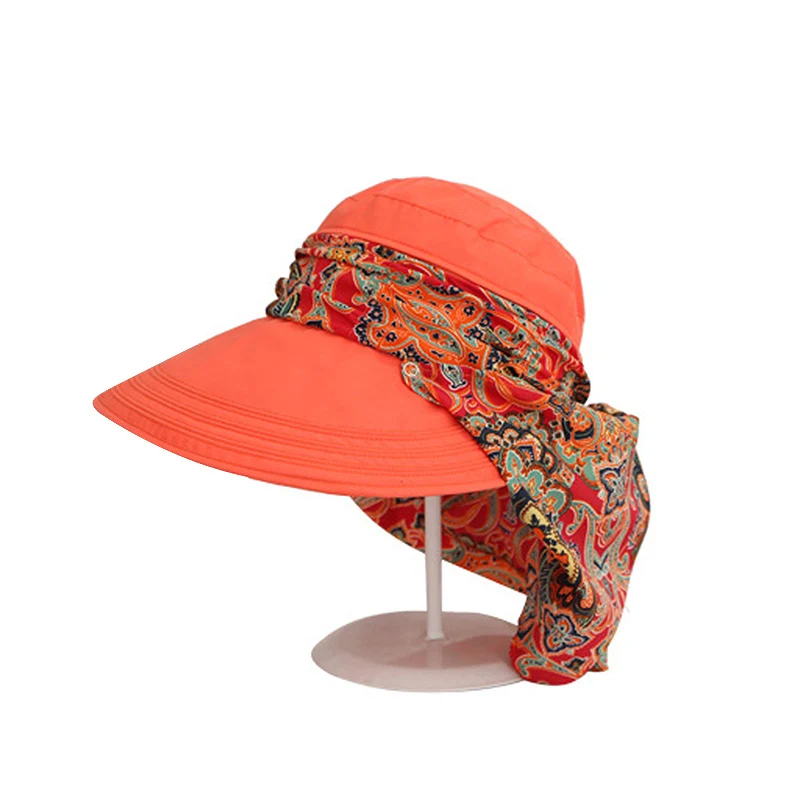 Модная Складная Солнцезащитная шляпа с пустой головкой женские летние козырьки