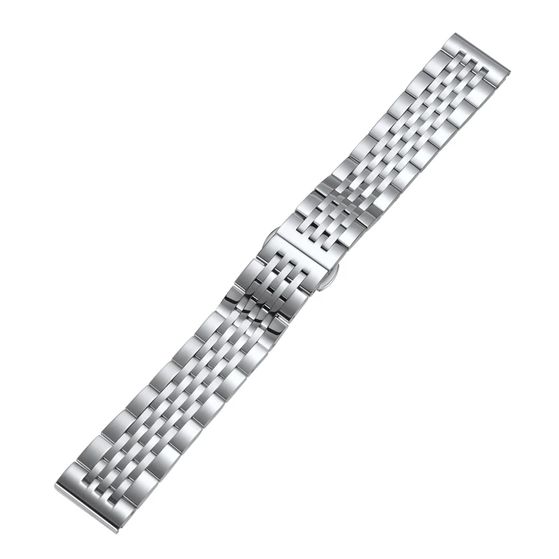 Stainless Steel Metal Watch Band Strap for Men Luxury Silver Polished Watchband Suit for Tissot Le Locle Replacement Bracelet