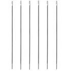 Иглы для бисероплетения из нержавеющей стали, 5 шт., 0,4-0,8 мм, открытые булавки для бисероплетения, простые инструменты для изготовления ювелирных изделий, инструменты для шитья бусин сделай сам