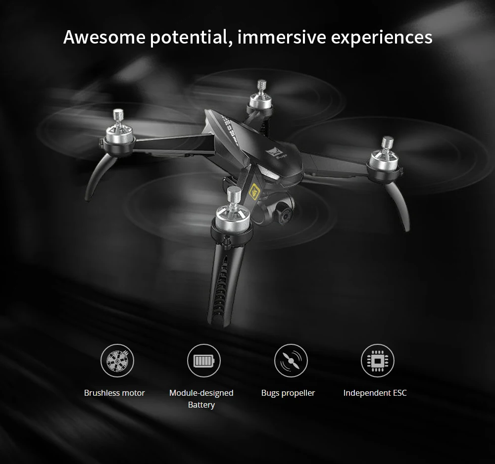 MJX Bugs 5W B5W gps бесщеточный Радиоуправляемый Дрон с 5G 4K Wifi FPV HD, автоматический Квадрокоптер с камерой регулировки VS H117S Радиоуправляемый вертолет Дрон