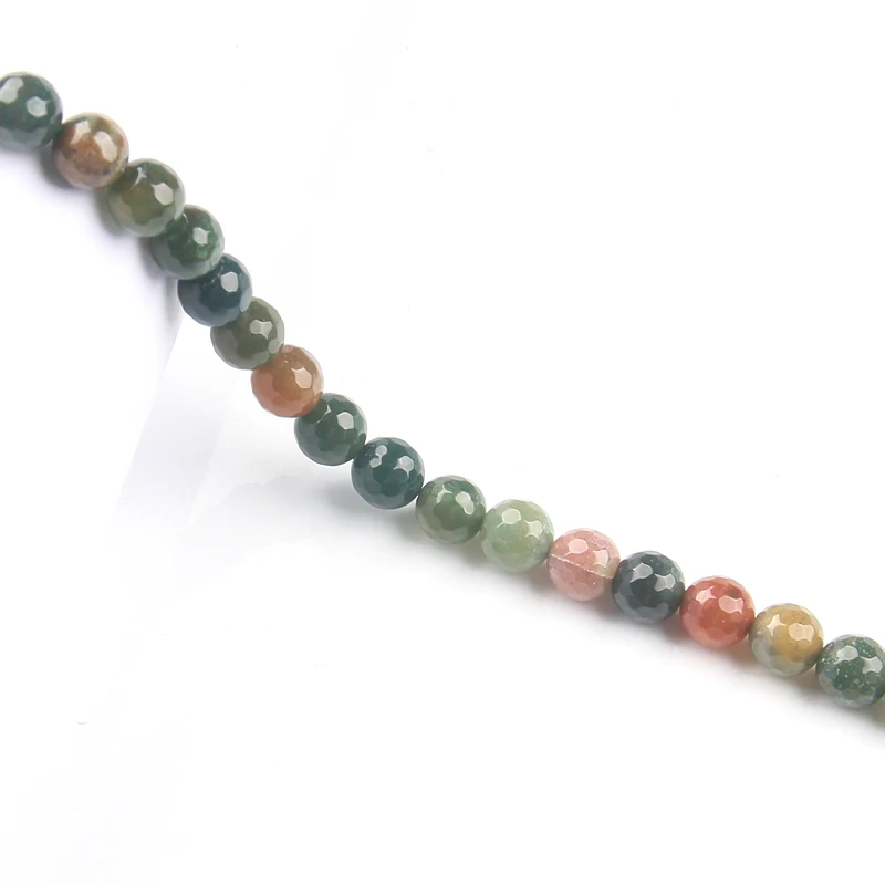 

Round 4/6/8/10mm Color Mixing Faceted Agate Loose Beads for DIY Craft Bracelet Necklace Jewelry Making