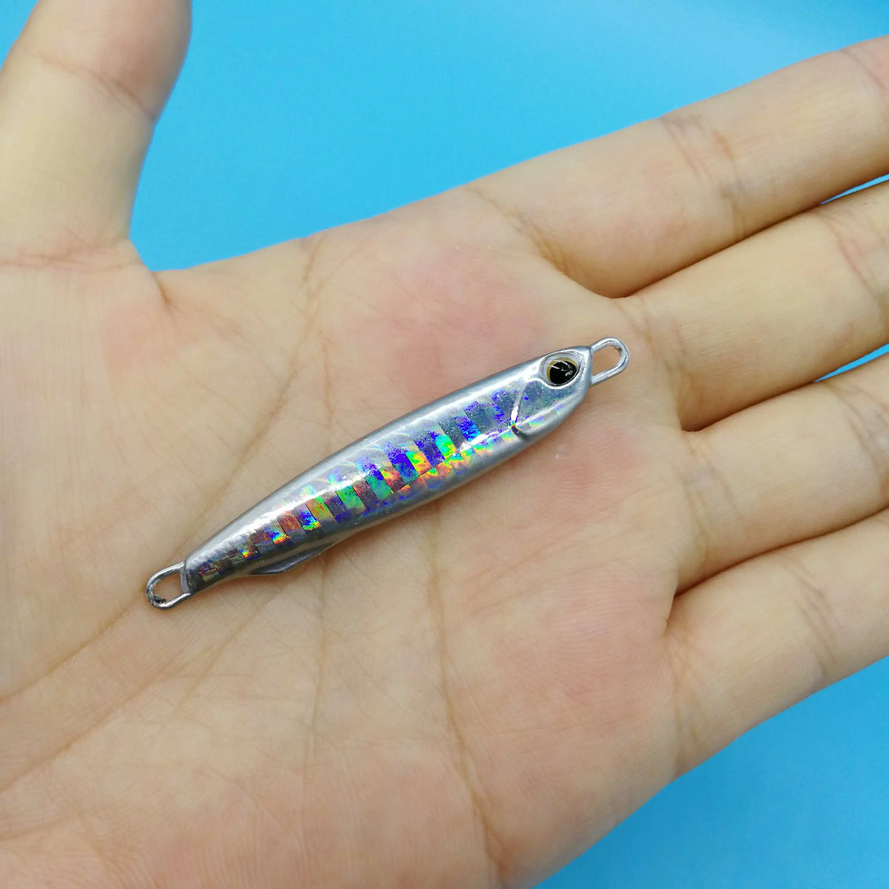 

HOOFISH 5PCS/lot Metal Jig fishing Lure 7g/10g/15g Jigging Lead Fish Sea Bass Fishing Lure Artificial Bait fishingTackle